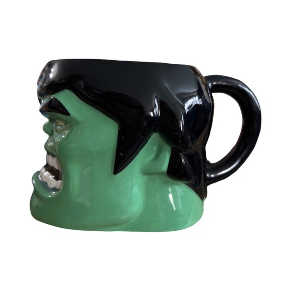 Disney Marvel Sculpted Figural Incredible Hulk 3D Ceramic Coffee Mug Cup New - Picture 4 of 5